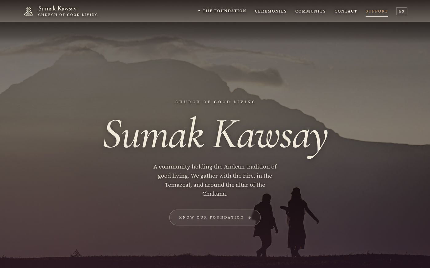The Sumak Kawsay website